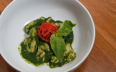 Chicken with Spinach Pesto