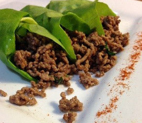 Spicy Beef Lettuce Wraps